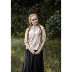 Mittelalter Kurzarmbluse Sandra