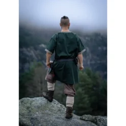 Mittelalter Kurzarm Tunika Loki grün