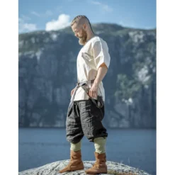 Mittelalter Kurzarm Tunika Olaf beige