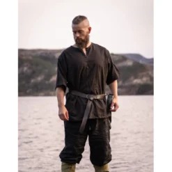 Mittelalter Kurzarm Tunika Olaf braun