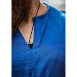 Mittelalter Leinentunika Halvar blau