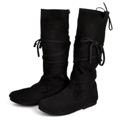 Mittelalter Schnürstiefel schwarz