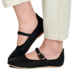 Mittelalter Schuhe Cecilie Damen schwarz