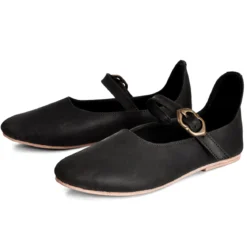 Mittelalter Schuhe Cecilie Damen schwarz