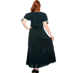 Mittelalter Sommer Kleid Lysa grün-beige