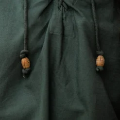 Mittelalter Stehkragen Schnürhemd Friedrich grün