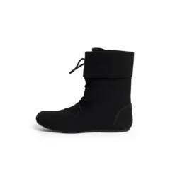 Mittelalter Stiefel Aurin mit Stulpe schwarz