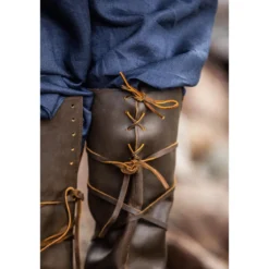 Mittelalter Stiefel Ole aus Nubukleder braun