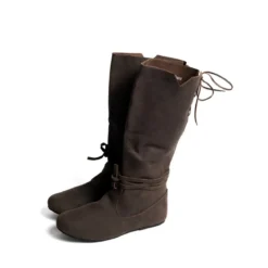 Mittelalter Stiefel Ole aus Nubukleder braun