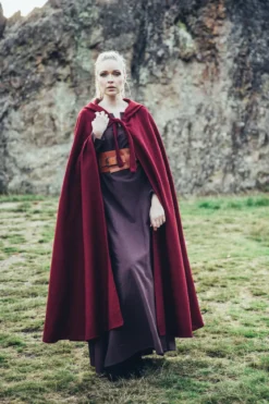 Mittelalter Umhang Elinor rot