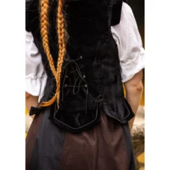 Mittelalter Uniformweste Adaliz schwarz