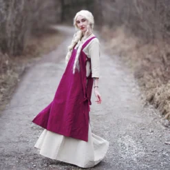 Mittelalter Unterkleid Silja beige