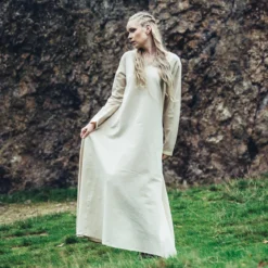 Mittelalter Unterkleid Valdis beige