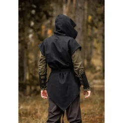 Mittelalter Waldläufer Tunika Aldon schwarz