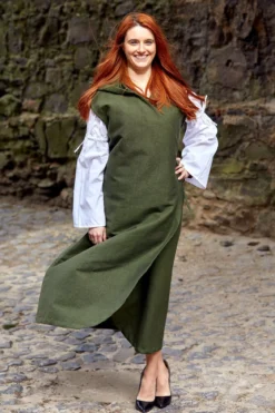 Mittelalter Wickelkleid Gerlin grün
