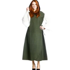 Mittelalter Wickelkleid Gerlin grün