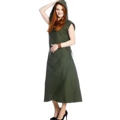 Mittelalter Wickelkleid Gerlin grün
