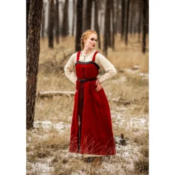 Mittelalter Wikinger Überkleid Alena rot