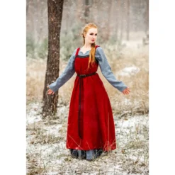 Mittelalter Wikinger Überkleid Alena rot