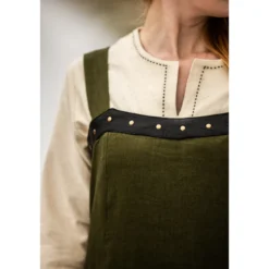 Mittelalter Wikinger Überkleid Alena grün