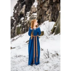 Mittelalter Wikinger Kleid Brigida blau
