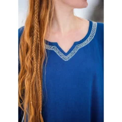 Mittelalter Wikinger Kleid Brigida blau