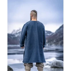 Mittelalter Wikinger Tunika Snorri graublau