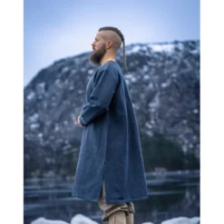 Mittelalter Wikinger Tunika Snorri graublau
