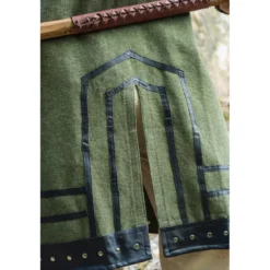Mittelalter Wikinger Tunika Rollo Kurzarm grün