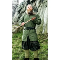 Mittelalter Wikinger Tunika Balduin grün