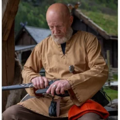 Mittelalter Wikinger Tunika Erwin honigbraun