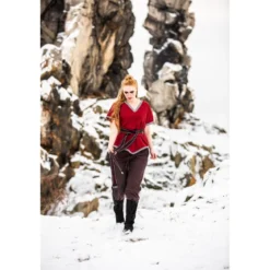 Mittelalter Wikinger Tunika Matilda rot