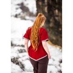 Mittelalter Wikinger Tunika Matilda rot