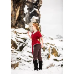 Mittelalter Wikinger Tunika Matilda rot