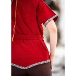 Mittelalter Wikinger Tunika Matilda rot