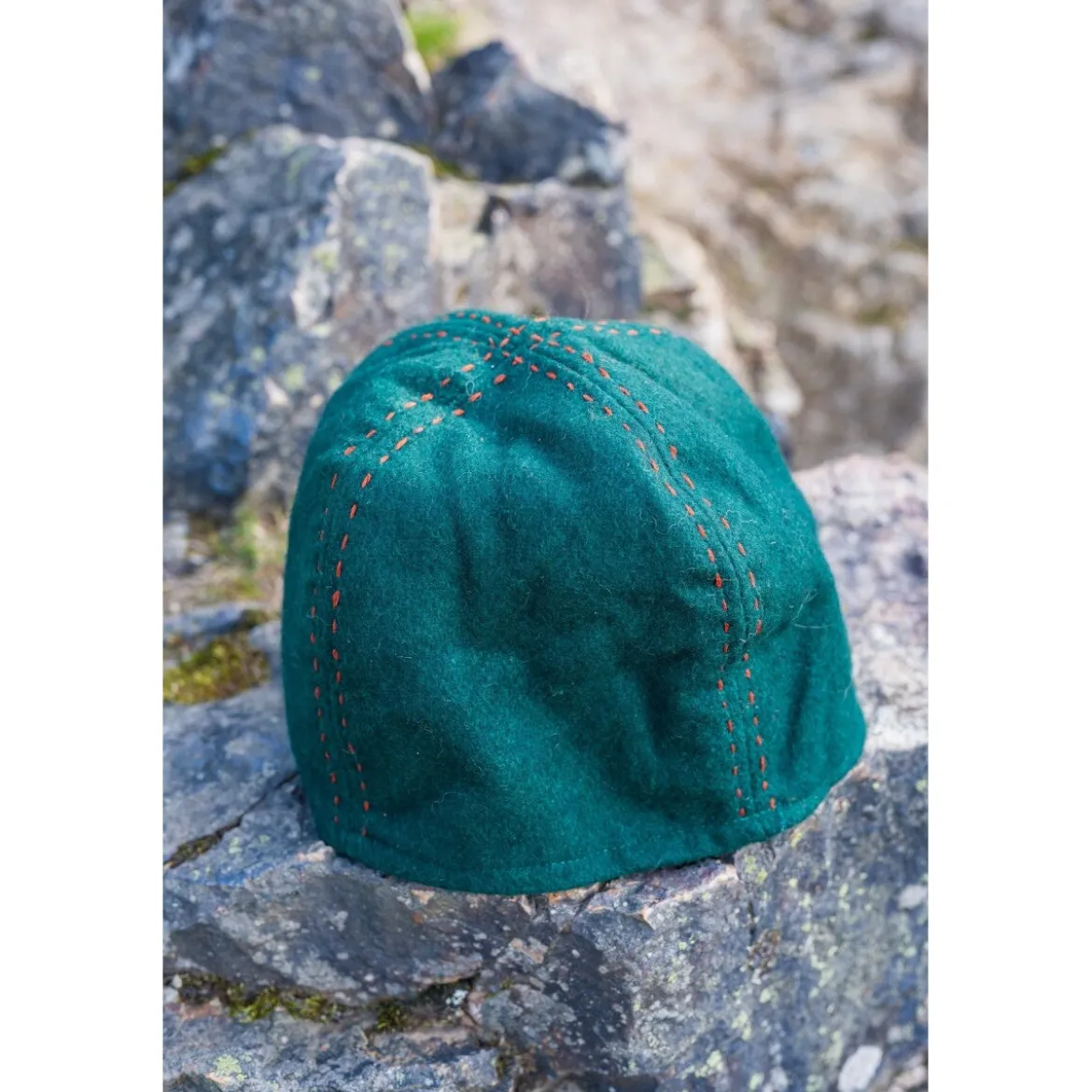 Mittelalter Wikinger Wollkappe Sjard grün