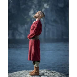 Mittelalter Woll-Klappenrock Balder rot