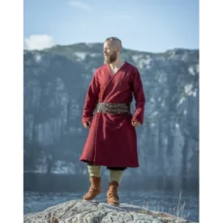 Mittelalter Woll-Klappenrock Balder rot