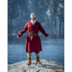 Mittelalter Woll-Klappenrock Balder rot