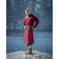 Mittelalter Woll-Klappenrock Balder rot