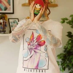 Mizutsune T-Shirt weiß Limited Edition für Monster Hunter Fans