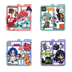 Mobile Suit Gundam GQuuuuuuX Plat Collection Anhänger Sortiment (4)