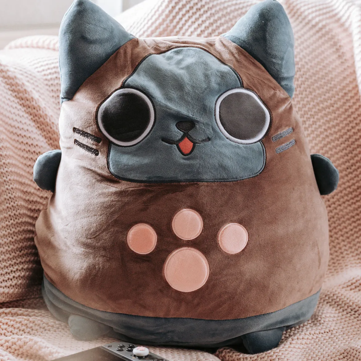 Monster Hunter - Palico Smoosh Oversized Plüsch Figur Chocolate Version