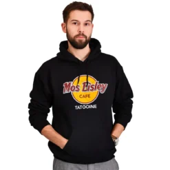 Mos Eisley Cafe Hoodie für Star Wars Fans schwarz