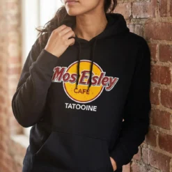 Mos Eisley Cafe Hoodie für Star Wars Fans schwarz