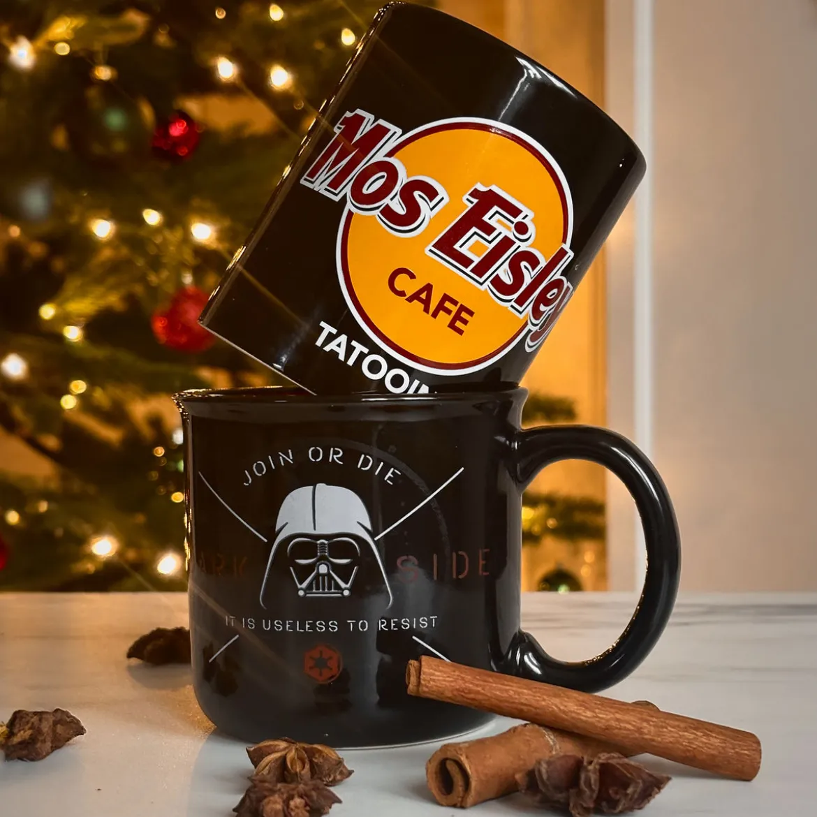 Mos Eisley Cafe Tasse für Star Wars Fans schwarz
