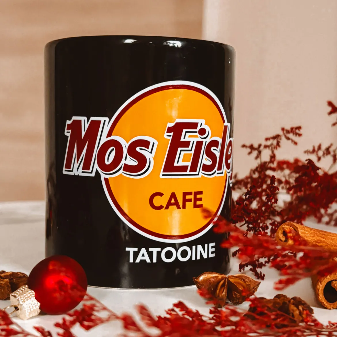 Mos Eisley Cafe Tasse für Star Wars Fans schwarz