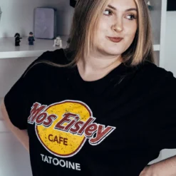 Mos Eisley Cafe T-Shirt für Star Wars Fans schwarz