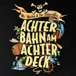 Mr. Hurley & Die Pulveraffen - Achterbahn T-Shirt schwarz