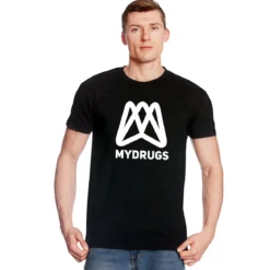 Mydrugs Logo T-Shirt für Serien Fans schwarz